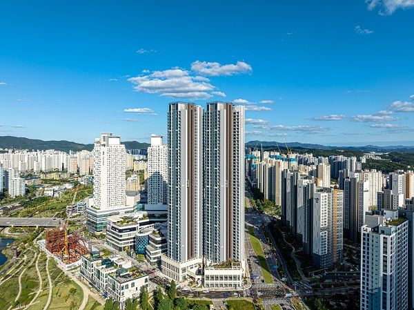 동탄호수공원 대방 엘리움 상업시설 투시도