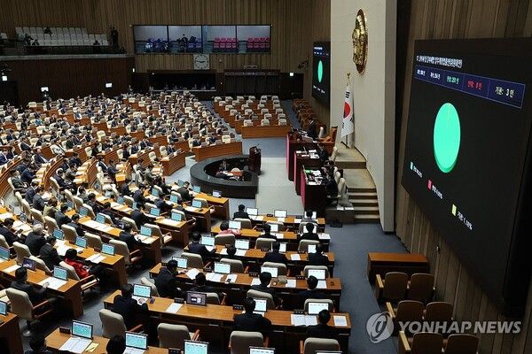 상속세·증여세법 개정안 본회의 통과/연합뉴스