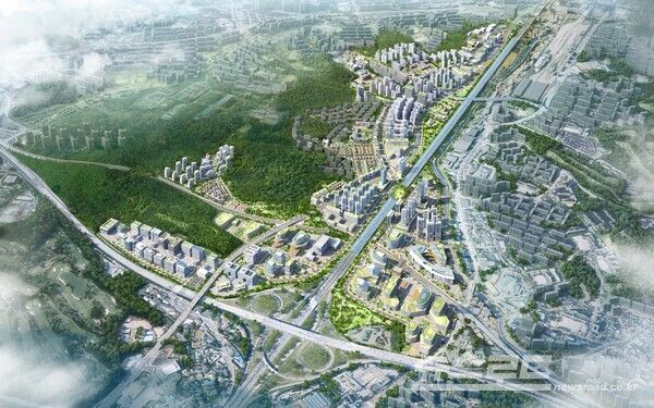 경기용인 플랫폼시티 조감도/사진=경기도