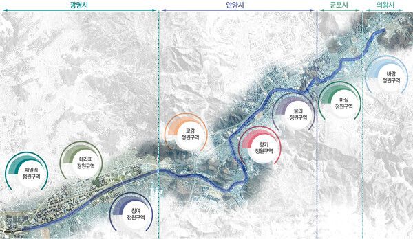 안양천 지방정원 조감도/사진=광명시 보도