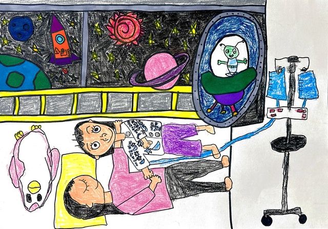 농심 세계 소아암의 날 그림공모전 유아부 대상 작품 (구소윤 어린이)/사진제공=농심