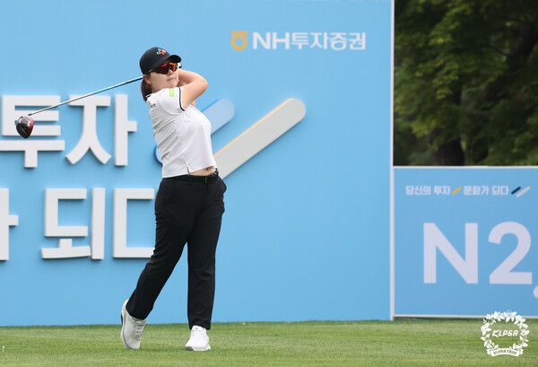 홍정민 NH투자증권 레이디스 챔피언십 FR 1번홀 티샷 /KLPGA