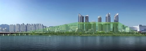 HDC현대산업개발의 용산정비창 전면1구역 한강조망 이미지/연합뉴스