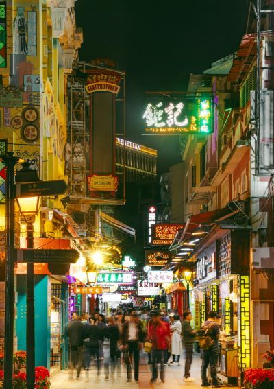 마카오 타이파 먹자골목 쿤하 거리 [출처=마카오관광청]