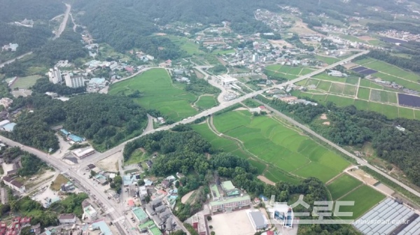 ‘신둔도예촌 역세권 개발사업’ 부지 전경/사진=이천시