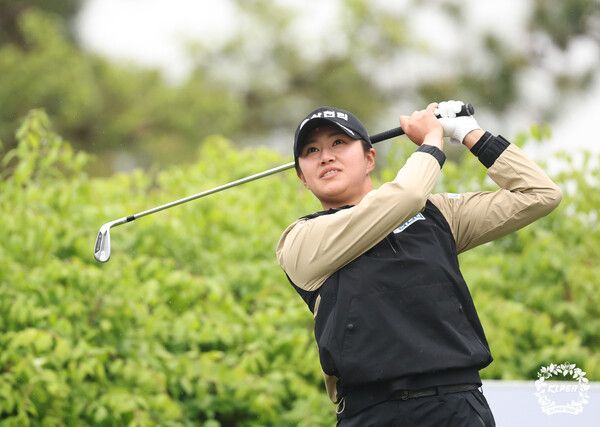 마다솜 크리스에프앤씨 제47회KLPGA 챔피언십 3R 2번홀 티샷 /KLPGA