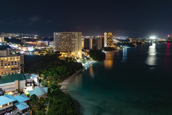 괌의 아름다운 야경 [출처=괌정부관광청]