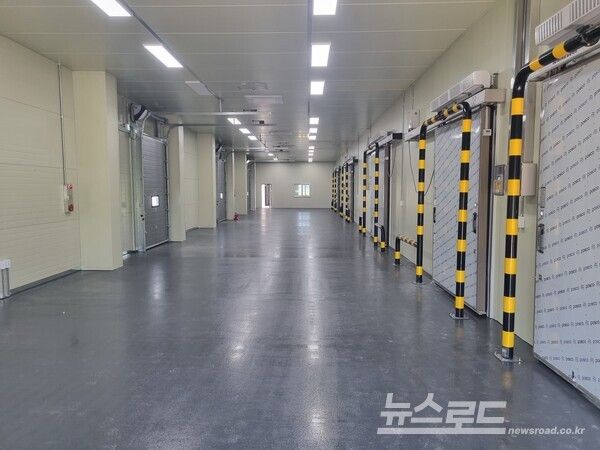 저온저장고 신축공사 실내 모습/사진=여주도시공사