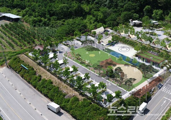 청량산 수원캠핑장 계획도/사진=수원시