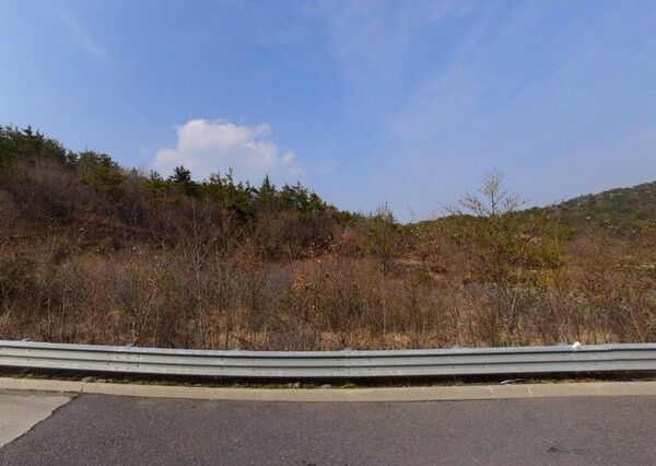 남해고속도로에서 바라본 순천 종합스포츠파크 부지 사진=네이버로드맵