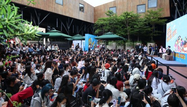 [출처=한국관광공사] 코리아 트래블 페스타에서 진행된 LCK 선수 팬미팅 현장