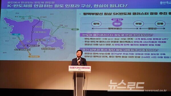 이상일 시장이 민선 8기 3주년을 맞아 기자회견을 하고 있다./사진=뉴스로드 김영식 기자