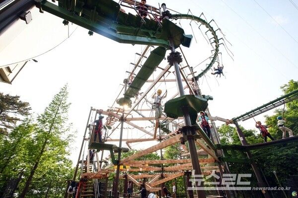 왕송호수 어드벤처 모습/사진=의왕도시공사