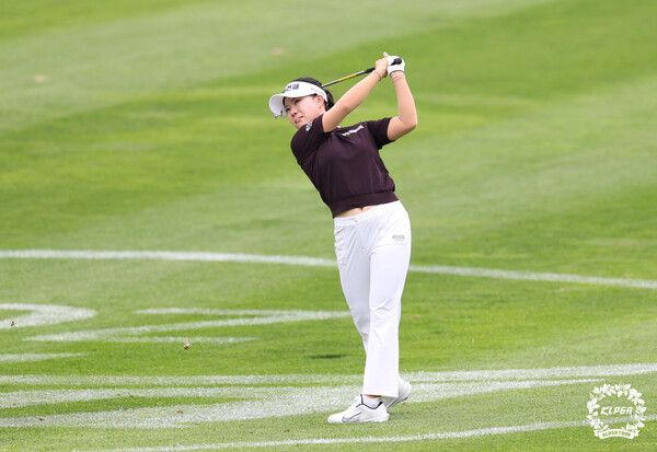 서어진 맥콜모나용평 오픈 withSBSGolf 1R 9번홀 아이언샷. 사진제공 KLPGA