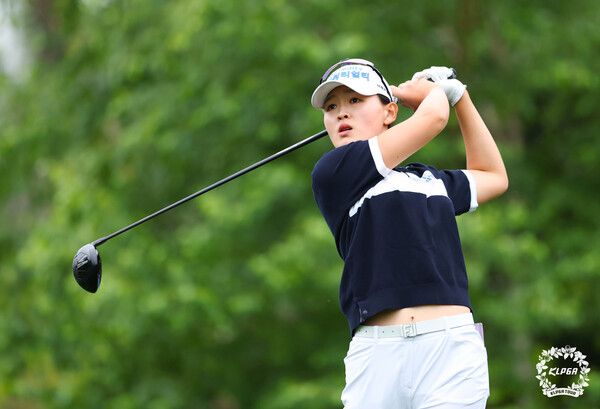 최예본맥콜모나용평 오픈 withSBSGolf 1R 10번홀 티샷. 사진제공 KLPGA