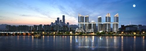 HDC현대산업개발이 제안한 용산정비창 1구역 개발 조감도