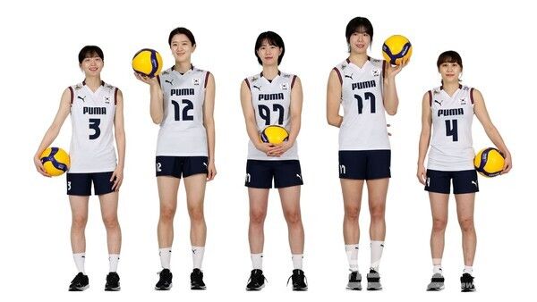 '대왕님표 여주쌀' 로고와 문구를 삽입한&nbsp; 배구국가대표팀 유니폼/사진=여주시