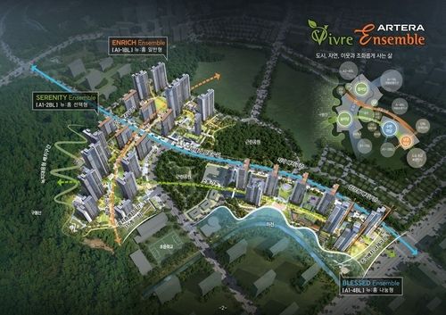 의왕군포안산지구 민간참여 공공주택사업 A1-1·A1-2·A1-4블록 조감도/연합뉴스