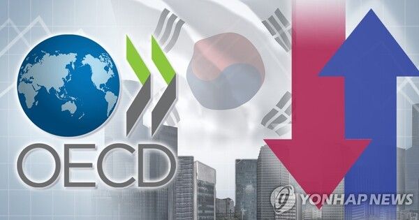 OECD 한국경제 전망 (PG)/연합뉴스