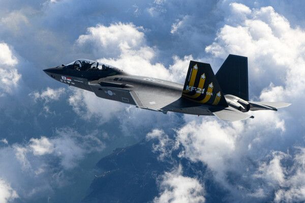 비행 중인 KF-21 모습 [사진=KAI]