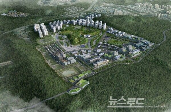 박달스마트시티 조성사업 조감도/사진=안양시