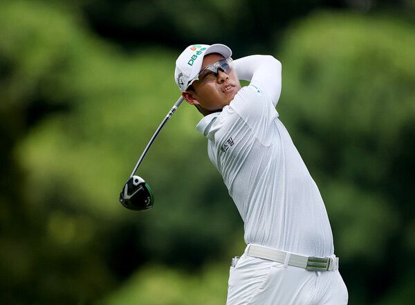 문도엽 1번홀 드라이버 티샷 사진제공 KPGA&nbsp;