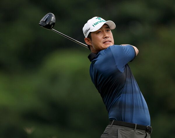 박은신 10번홀 드라이버 티샷 사진제공 KPGA&nbsp;