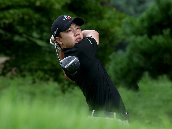송민혁 10번홀 드라이버 티샷 사진제공 KPGA&nbsp;