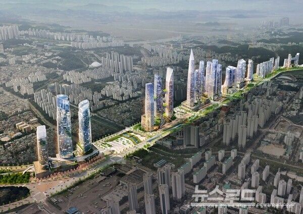 안산선 지하화 통합개발사업 조감도/사진=안산시