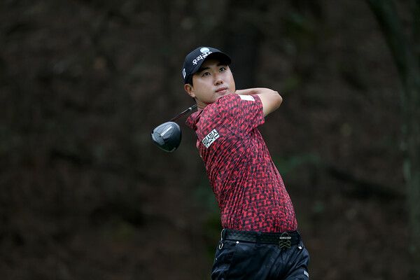 조우영 9번홀 드라이버 티샷 (사진제공 KPGA)