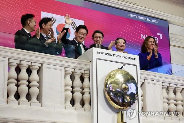 이재명 대통령, 뉴욕 증권거래소 방문/연합뉴스