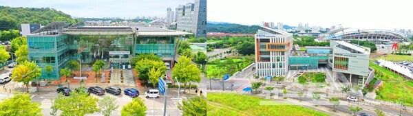 상록수보건소(왼쪽 사진)·단원보건소(오른쪽 사진)&nbsp;전경./사진=안산시