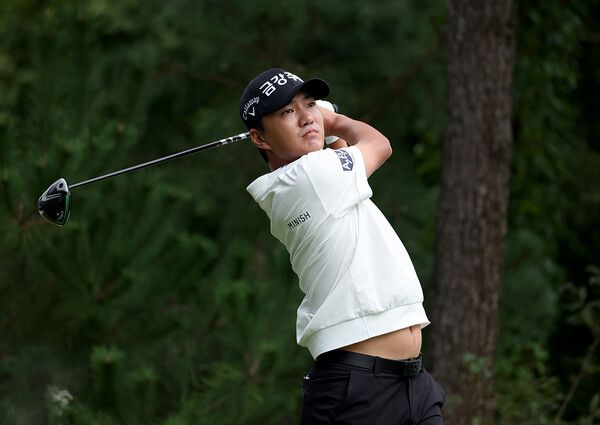 옥태훈 12번홀 드라이버 티샷 (사진제공 KPGA)