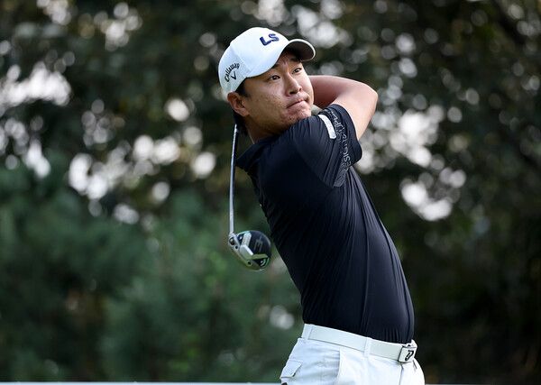 전가람 17번홀 티샷 (사진제공 KPGA)