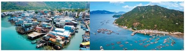 [출처=홍콩관광청] 타이오(왼쪽)와 라마섬