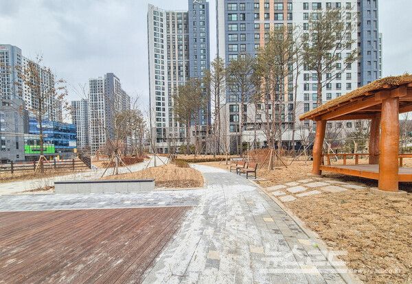 과천지식정보타운 근린공원5 조성 모습/사진=과천시