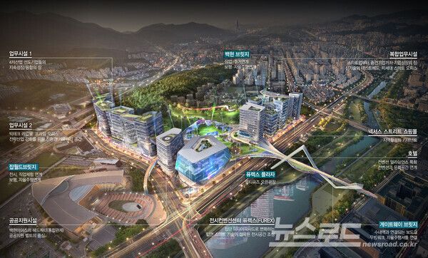 백현마이스 도시개발사업 구상도./사진=성남시