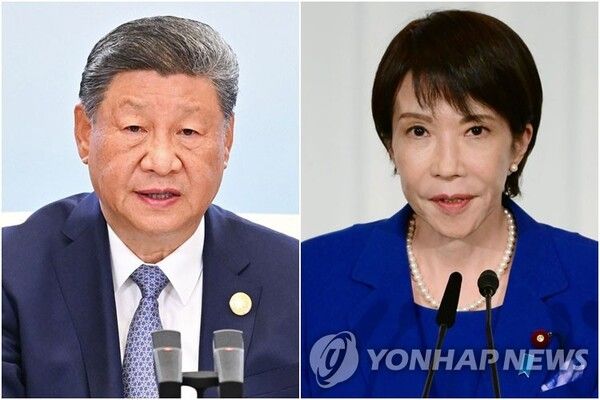 시진핑 주석(좌)과 다카이치 총리 [사진=연합뉴스]