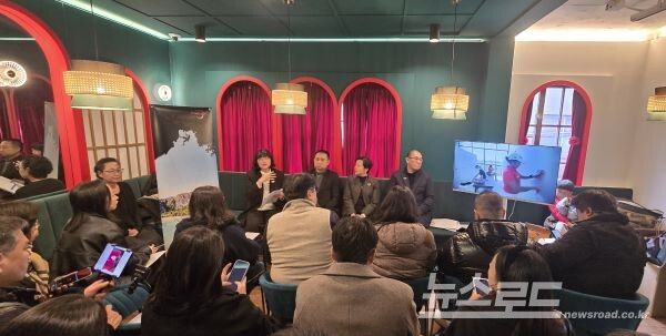 이태원 녹사평역 인근 태국식당 '낭라이'에서 진행된 기자간담회 현장 [사진=서진수기자]