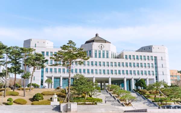 단국대학교 범정관 전경