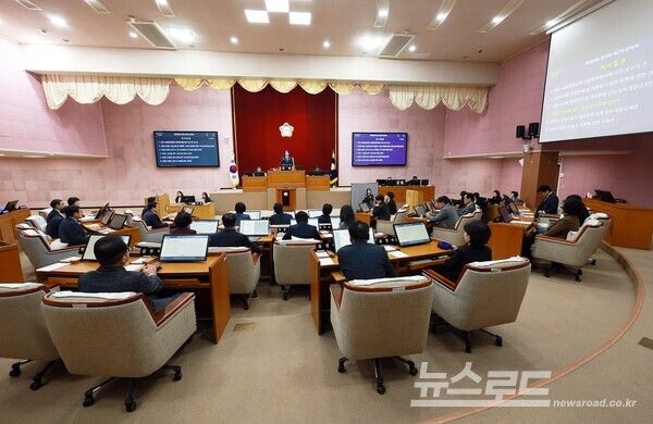 안양시의회 제308회 임시회 전경/사진=안양시의회
