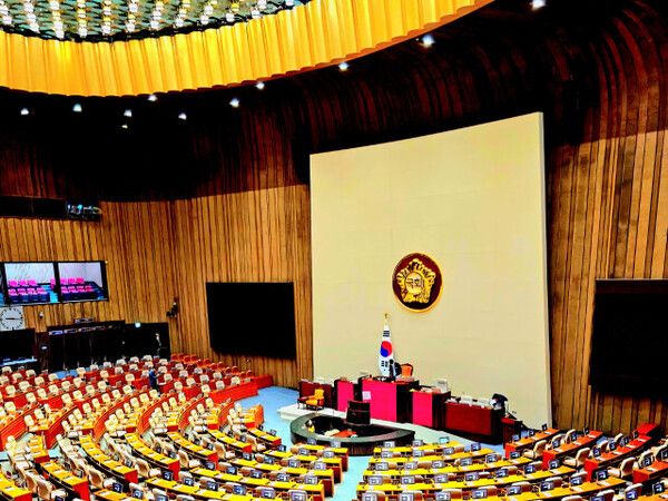 국회 본회의장 전경 [사진=최지훈 기자]