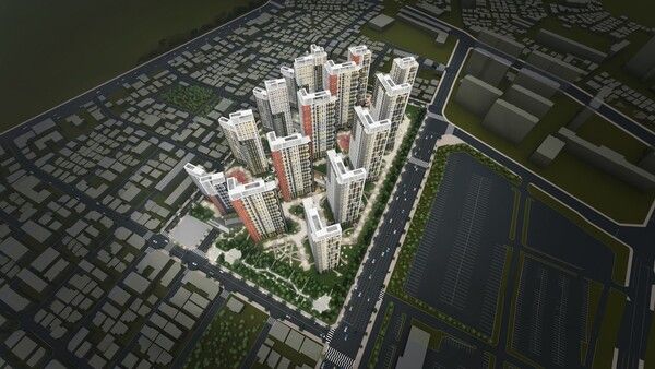 우만나구역 재개발정비사업 조감도