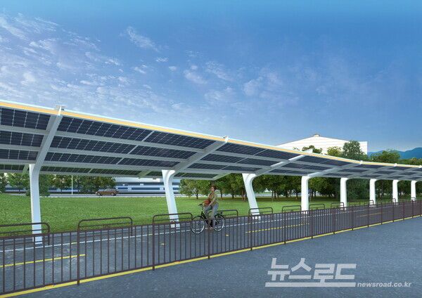 시화방조제 자전거길 디자인태양광 조감도/사진=시흥시