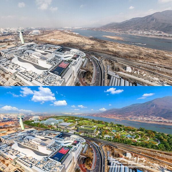 당정뜰 국가정원 조감도. 서 예비후보가 '하남 국가정원 프로젝트'를 핵심 공약으로 내세웠다./사진=서정완 예비후보 캠프&nbsp;