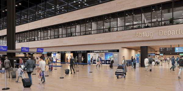 프랑크푸르트 국제공항 체크인 구역 [사진=베트남항공]