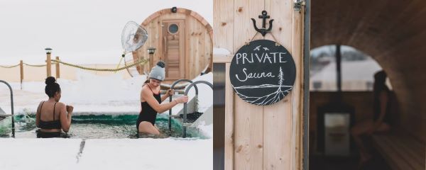 옐로나이프 콜드 플런지 ⓒArctic Duchess Adventures