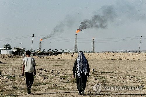 이라크 바스라 지역 유전/연합뉴스