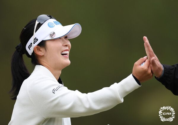 전예성 iM 금융오픈 2R 12번홀 버디 홀아웃 (사진 KLPGA)