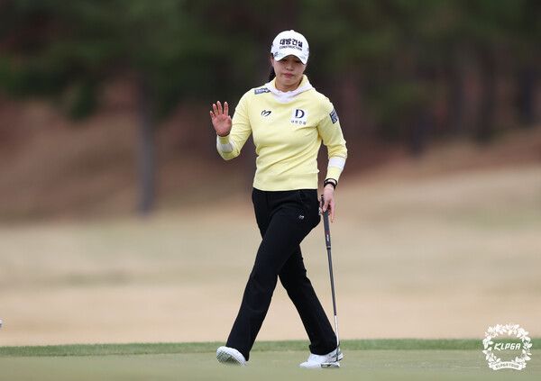 성유진 iM 금융오픈 2R 3번홀 버디 홀아웃 (사진 KLPGA)